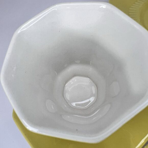 70's Daffodil Yellow (7) Pcs. Independence‎ Interpace Ironstone Japan MCM - Picture 5 of 12